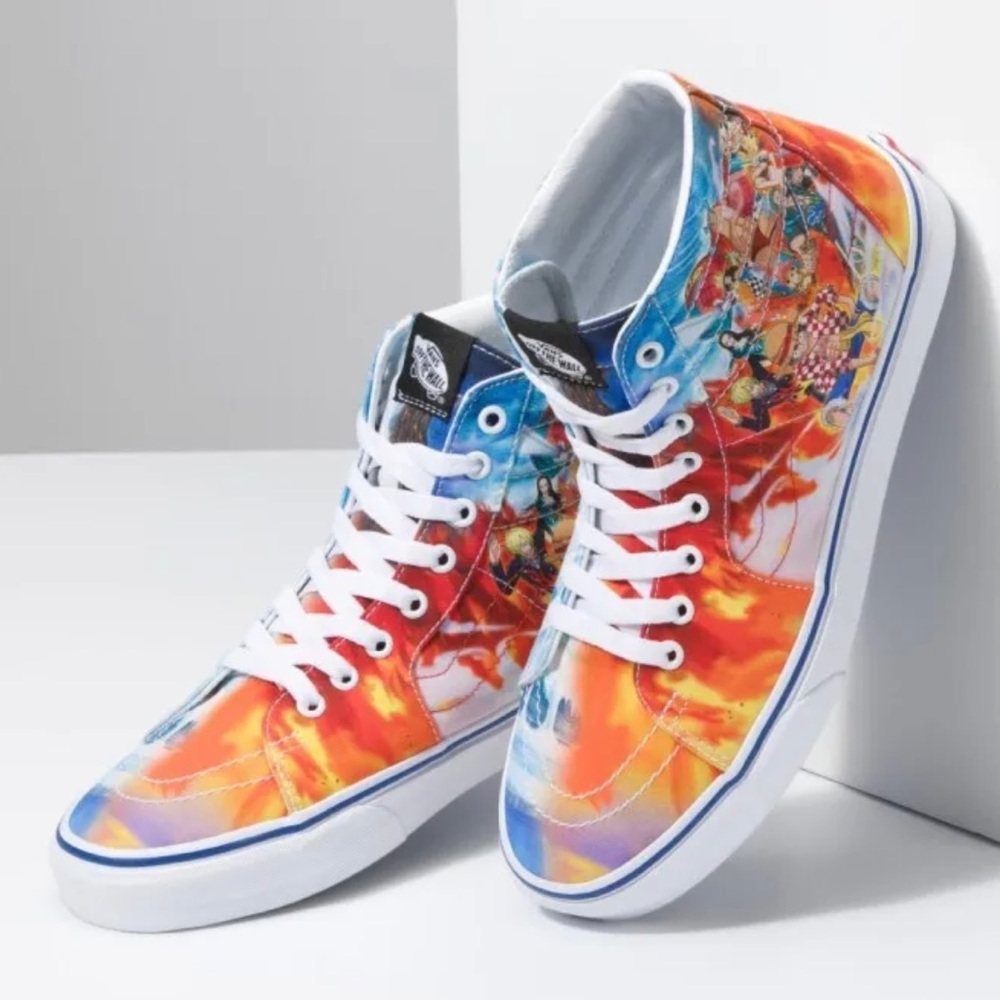 •HP• Vans x One Piece Sk8-Hi Punk Hazard Skate Sneakers - Picture 1 of 16